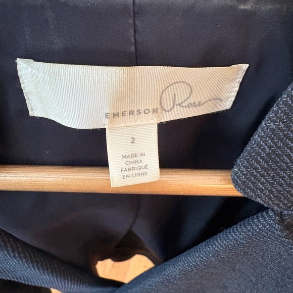 Emerson Rose navy wrap-tie blazer - Picture 5 of 6